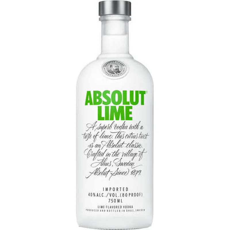 Absolut Lime Vodka view 1