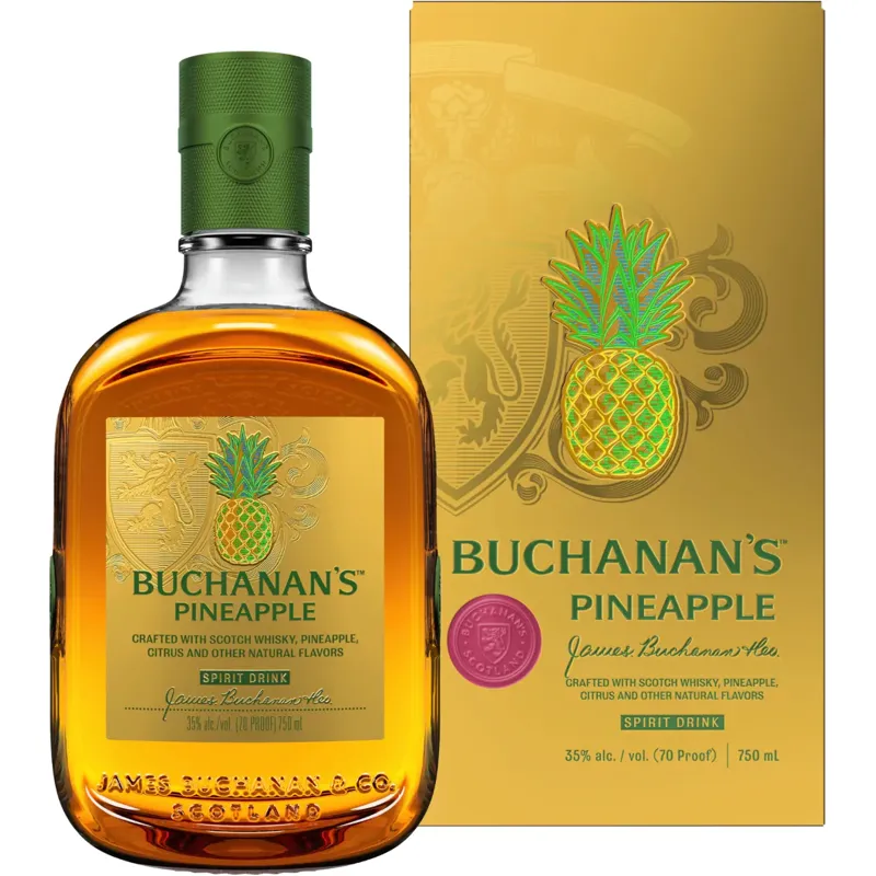 Buchanans Pineapple Flavored Scotch Whiskey view 1