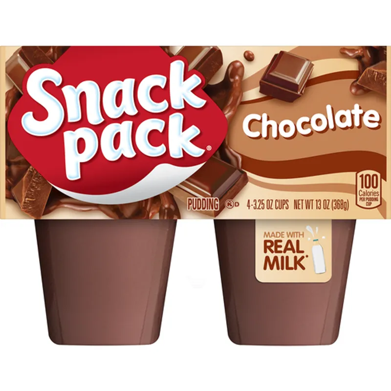 Snack Chocolate Pudding Cups view 1