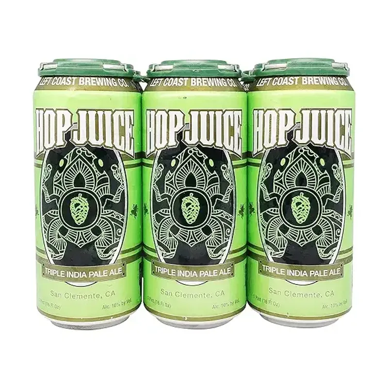 Left Coast Brewing Hop Juice Triple IPA view 1