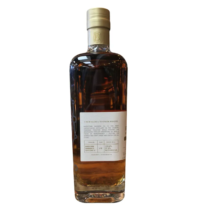 Bardstown Bourbon Single Barrel , Store pick . Barrel Proof and bottled at 110.6 proof view 2