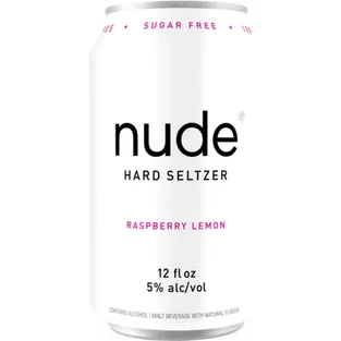 Nude Hard Seltzer Raspberry Lemon