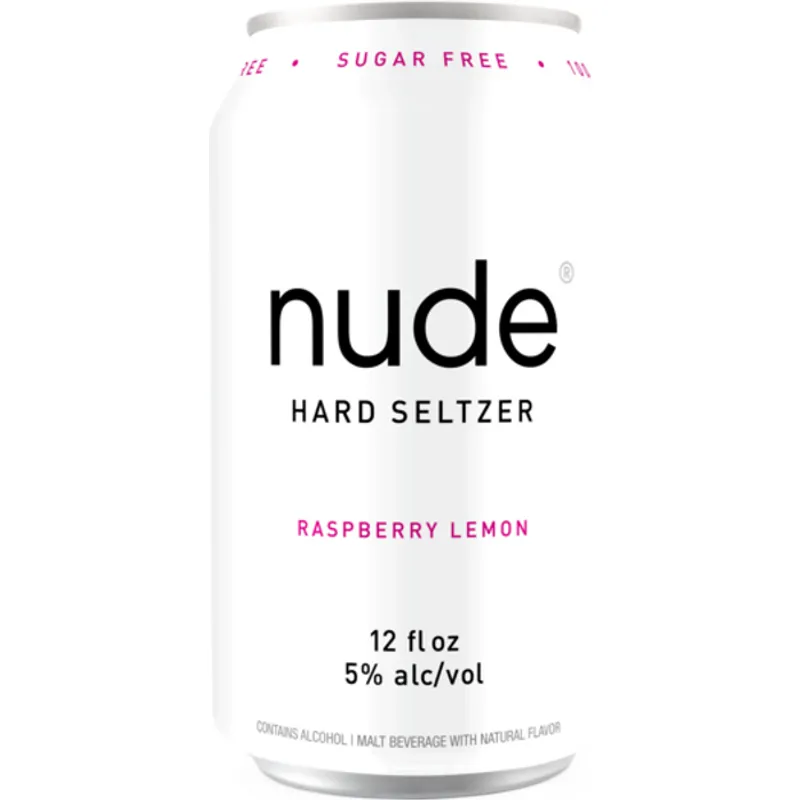 Nude Hard Seltzer Raspberry Lemon view 1