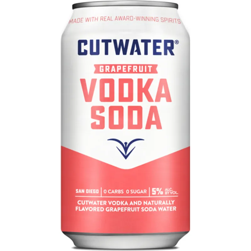 Cutwater Spirits Grapefruit Vodka Soda Fugu Vodka Cocktail Aluminium view 1