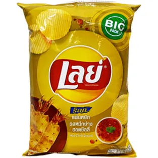Se Snacks Lays Potato Chips Hot Chili Squid Flavor