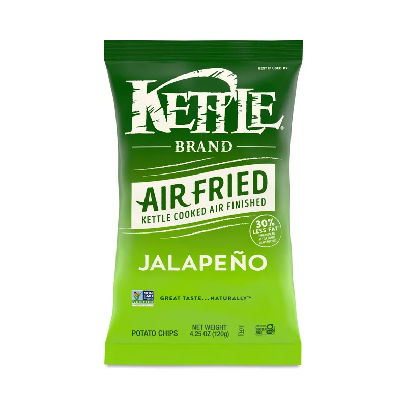 Kettle Brand Air Fried Jalapeno Chips view 1