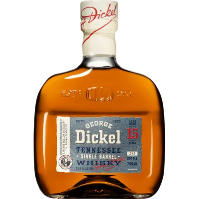 George Dickel Single Barrel 15 Year Tennessee Whiskey  750ml Bottle