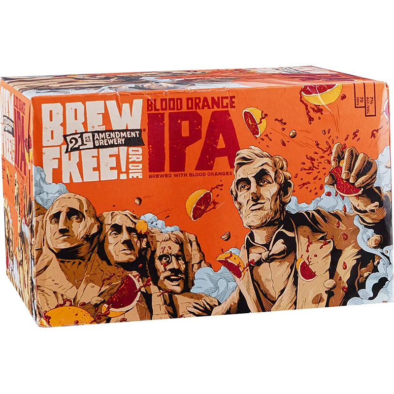 21st Amendment Brew Free! or Die Blood Orange IPA view 1