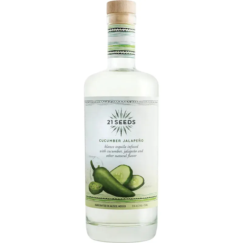 21 Seeds Cucumber Jalapeno Tequila view 1