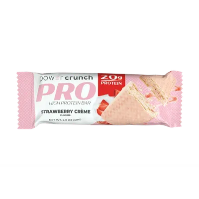 Power Crunch Strawberry Creme Protein Wafer 2oz Count