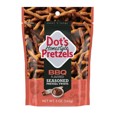 Dot's Homestyle Pretzels Barbecue 5 oz Bag