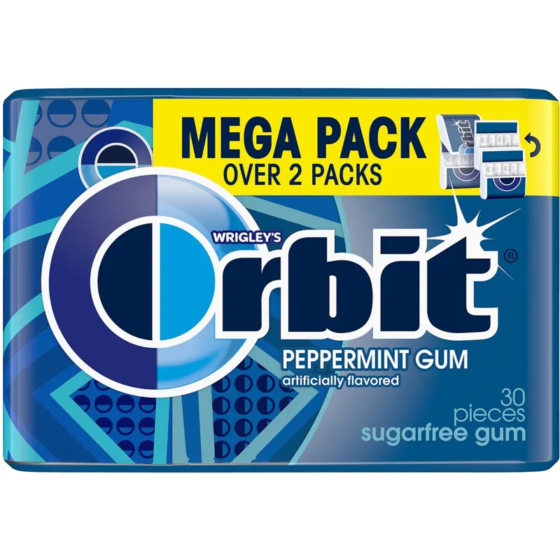 Orbit Peppermint Sugar Free Chewing Gum view 1