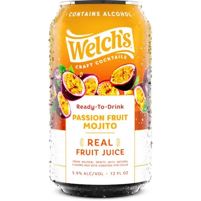 Welch's Craft Cocktails Passion Fruit Mojito 12 oz can