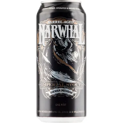 Sierra Nevada Barrel Aged Narwhal 16oz Can