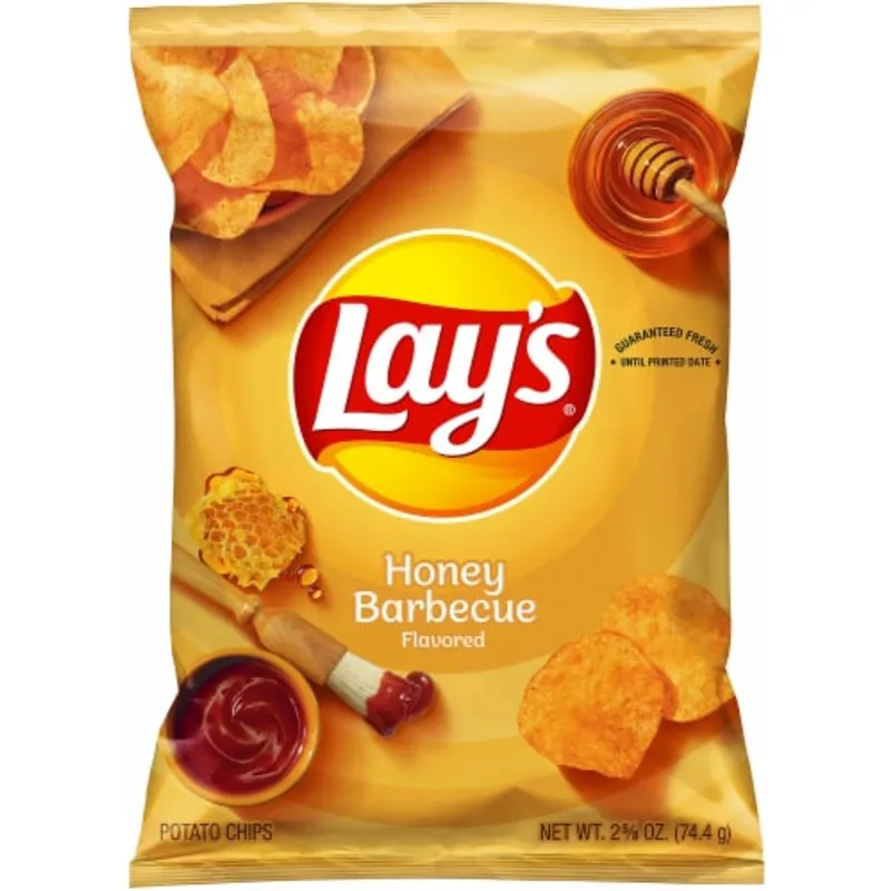 Lays Honey Barbecue Flavored Potato Chips view 1