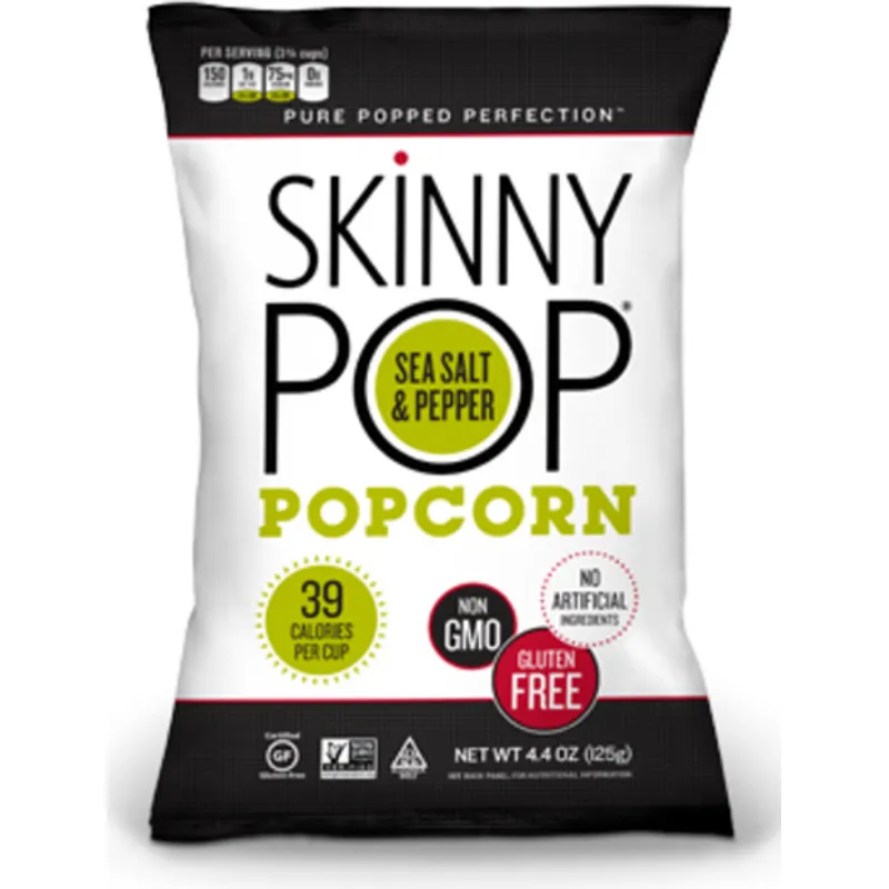 Skinny Pop Popcorn Black Pepper Bag view 1