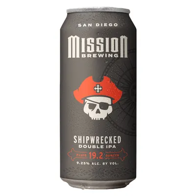 Mission Brewery Shipwrecked Double IPA 19.2 oz Can