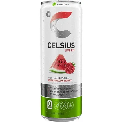 Celsius Watermelon Berry Fitness Drink 12oz Can