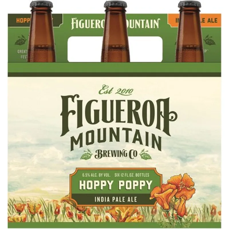 Figueroa Mountain Hoppy Poppy IPA view 1