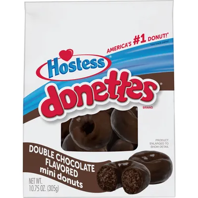 Hostess Donettes Chocolate Frosted Mini Donuts 10.75 oz