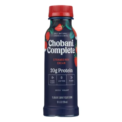 Chobani Complete Strawberries & Cream Protein Drink 10 oz Bottle