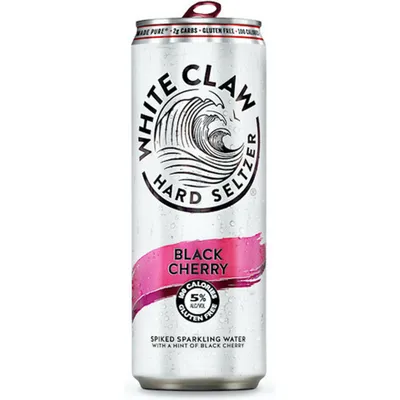 White Claw Black Cherry Hard Seltzer 16oz Can