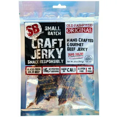 SB Craft Jerky Old Fashioned Original 2.8 oz Bag