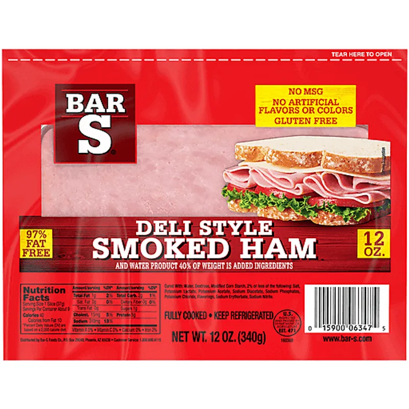 Bar S Deli Style Smoked Ham view 1