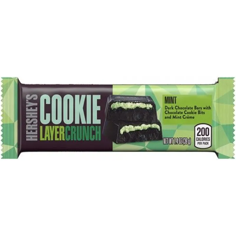 Hershey's Cookie Layer Crunch Dark Chocolate Bars Mint view 1