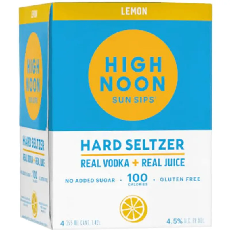High Noon Lemon Hard Seltzer view 1