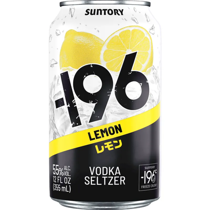 Suntory 196 Lemon Vodka Seltzer view 1