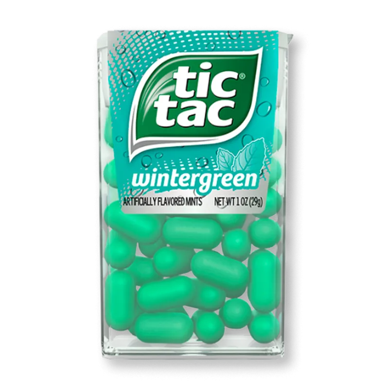 Tic Tac Artificially Flavored Mints Wintergreen Box view 1