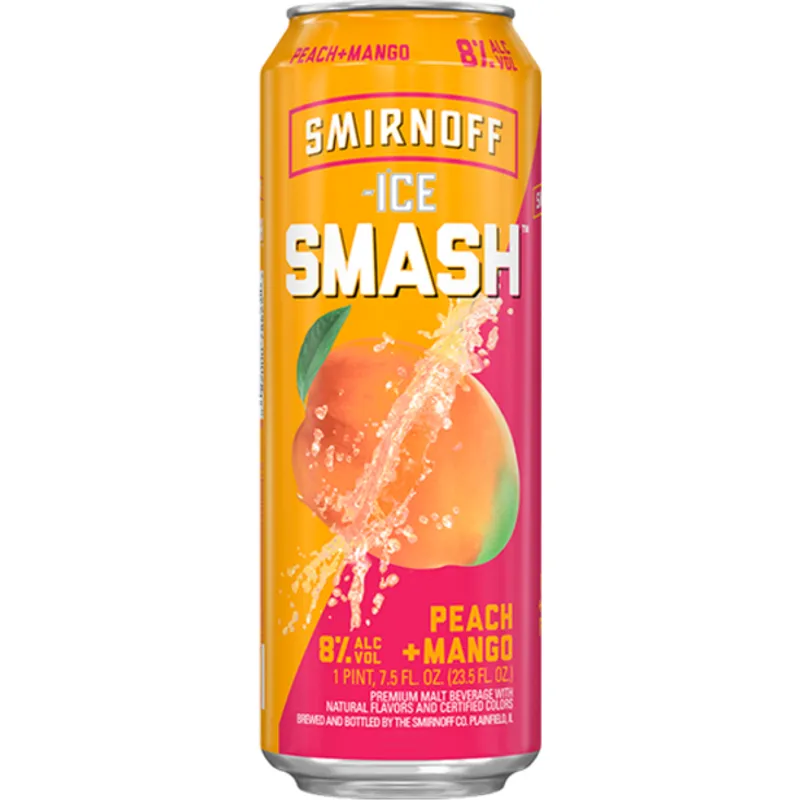 Smirnoff Ice Smash Peach + Mango view 1