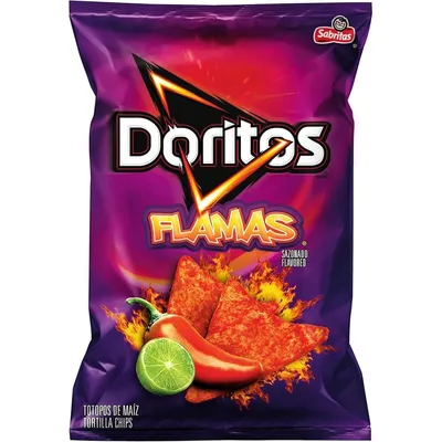 Doritos Flamas Flavored Tortilla Chips 7.62 oz Bag