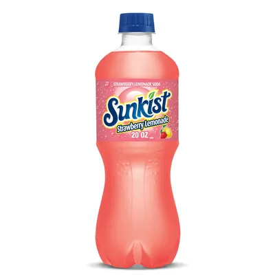 Sunkist Strawberry Lemonade 20 oz Bottle