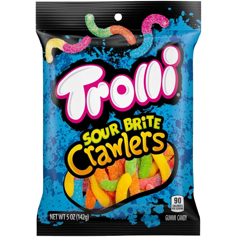Trolli Sour Brite Crawlers Fruit Punch view 1