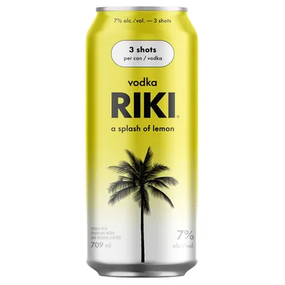 RIKI Vodka A Splash of Lemon 710 mL