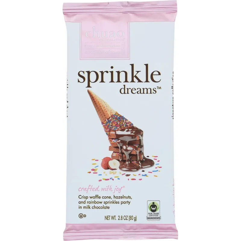 Chuao Chocolatier Chocolate Bar Sprinkle Dreams view 1