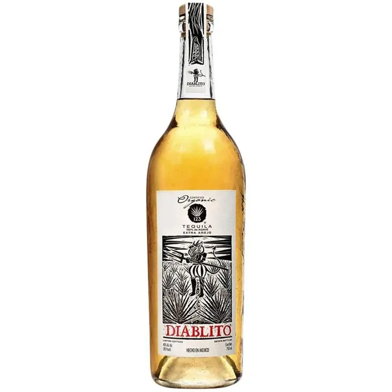 123 Organic Diablito Extra Añejo Tequila view 1