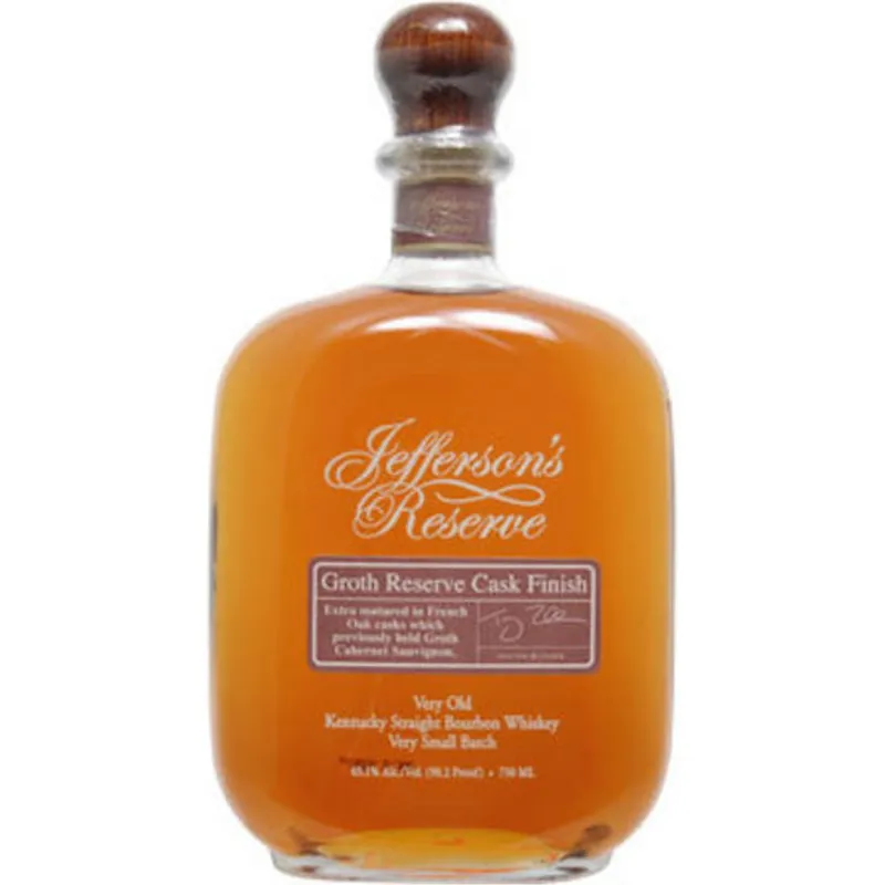Jeffersons Reserve Groth Cask Finish Very Old Kentucky Straight Bourbon Whiskey Very Small Batch view 1