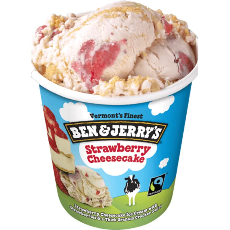 Ben & Jerry's Strawberry Cheesecake view 1