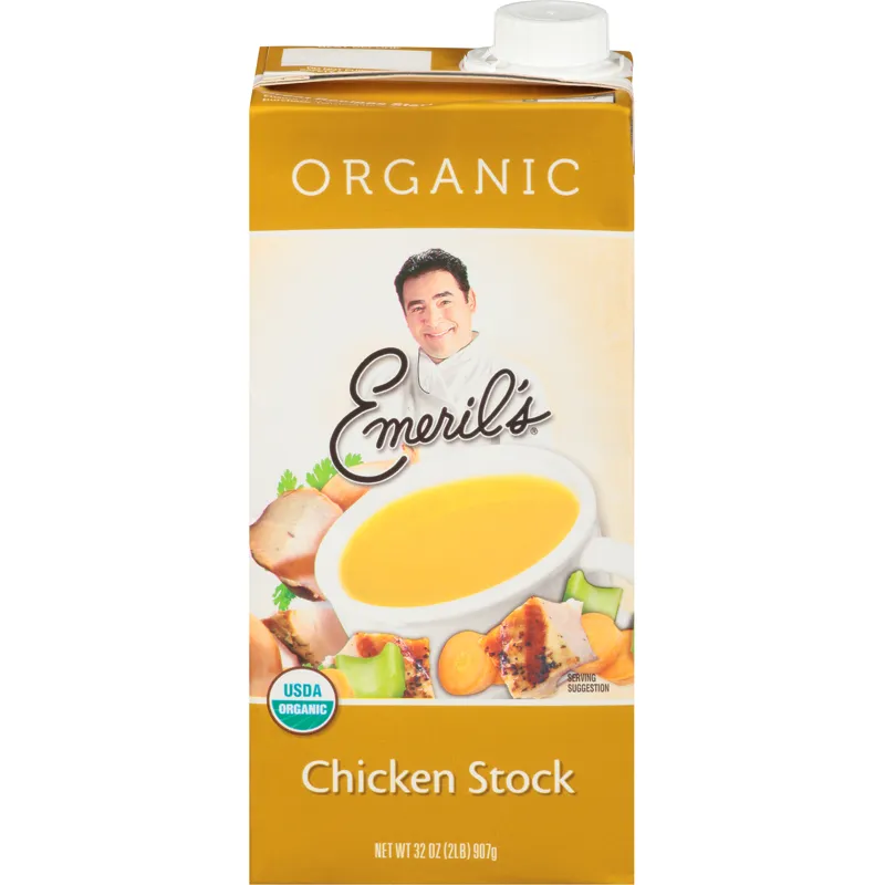 Emeril's Organic Chicken Stock Box view 1