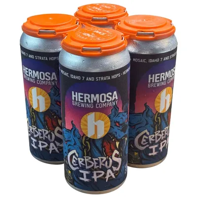 Hermosa Brewing Company Cerberus IPA 4 Pack 16 oz Can