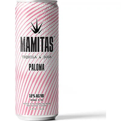 Mamitas Paloma Tequila + Soda 12oz Can