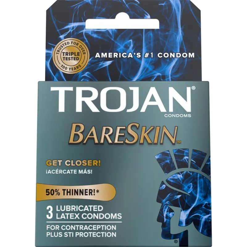 Trojan Bareskin Latex Condoms view 1
