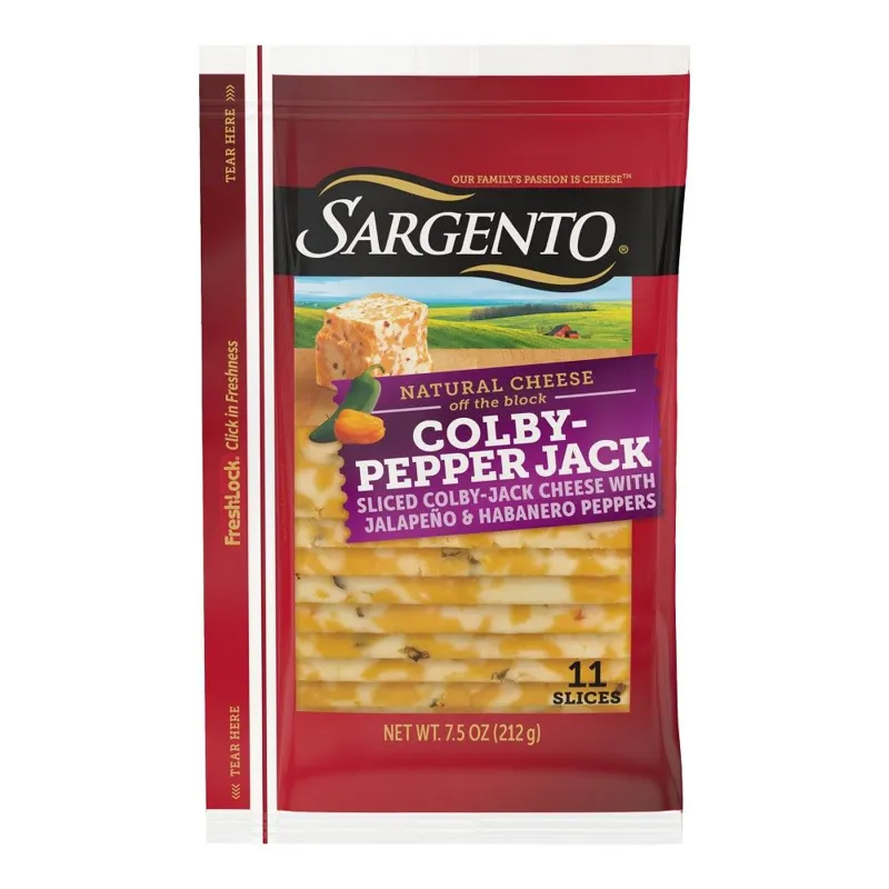 Sargento Colby-Pepper Jack Sliced Cheese Bag view 1