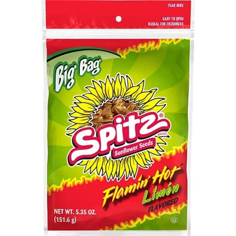 Spitz Flamin Hot Limon Sunflower Seeds view 1