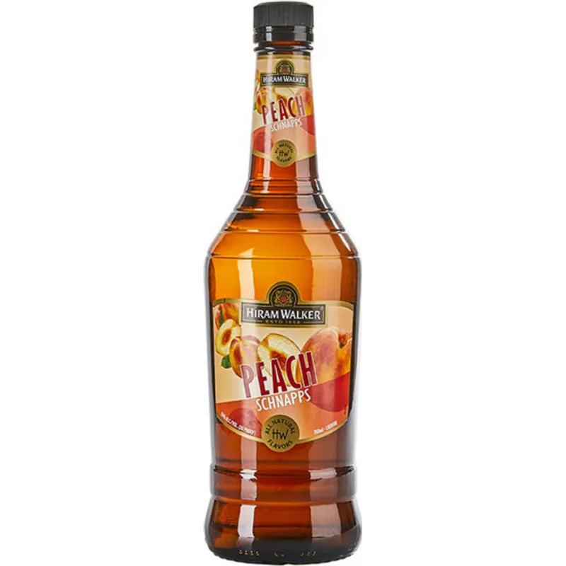 Hiram Walker Peach Schnapps view 1