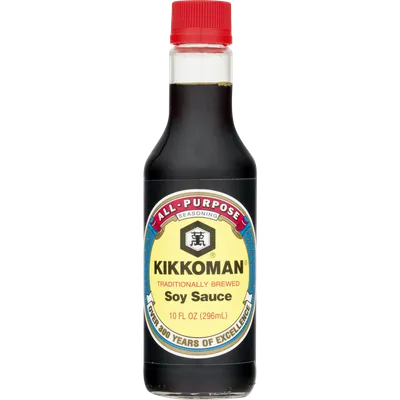 Kikkoman Soy Sauce 10oz Plastic Bottle