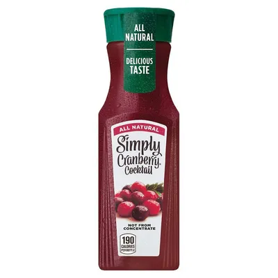 Simply Cranberry Cocktail 11.5 oz